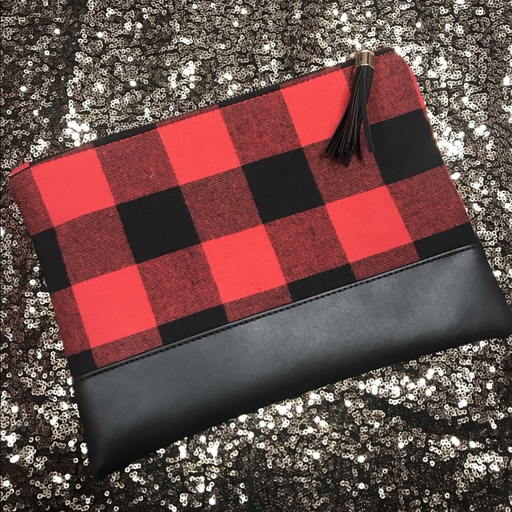 Plaid Clutch